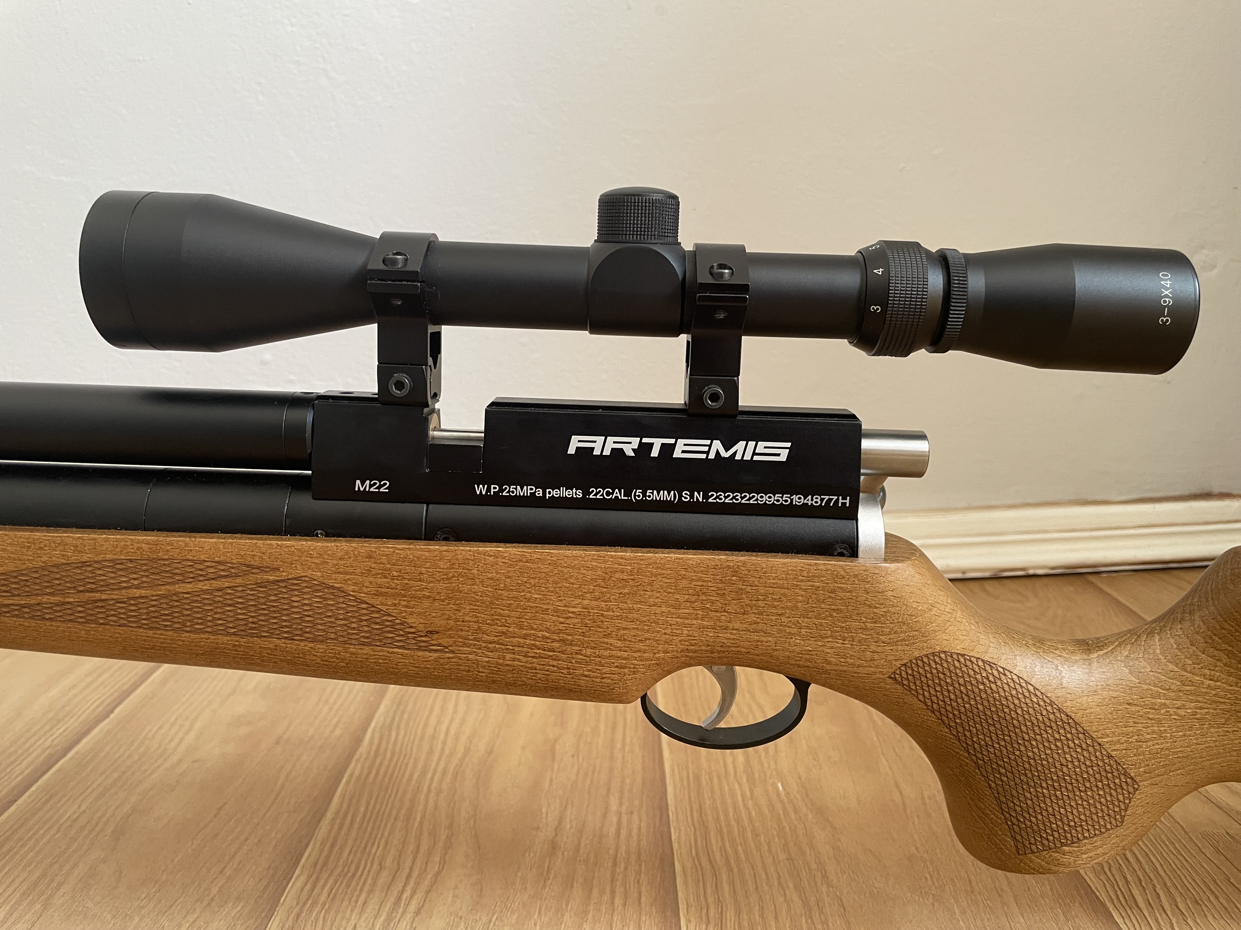 Artemis M22 PCP Air Rifle – .22 Cal (Cal. 5.5) - Image 2